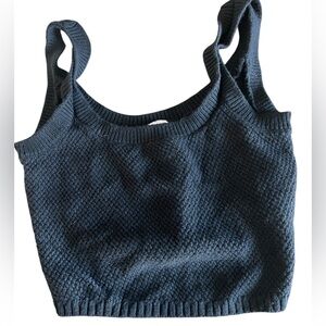 Gilly Hicks Black Knit Tank Top